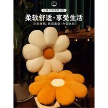 Pillow flower bedside pillow living room sofa cushion bay window decoration sunflower ins light luxury female office