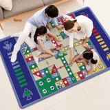 Монополия, игра Самолетные шахматы, детский ковер для школьников, большой самолет, 2 в 1, семейные игры