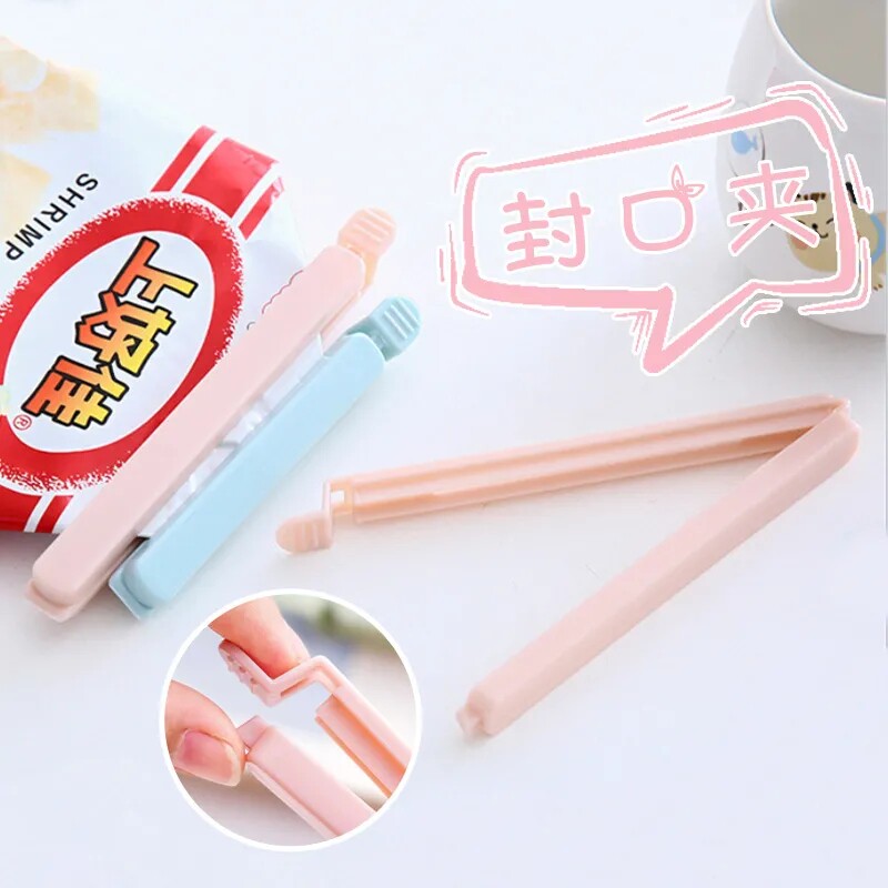 Snack Refreshing Clip Tea Milk Powder Kitchen Food Bag Seal Clamps Plastic Food Clips God Instrumental-Taobao