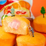 达利园 Яичный желток хлеб с полной коробкой для завтрака куриные торты. Примечание прислано ужинать, голодные повседневные закуски закуски