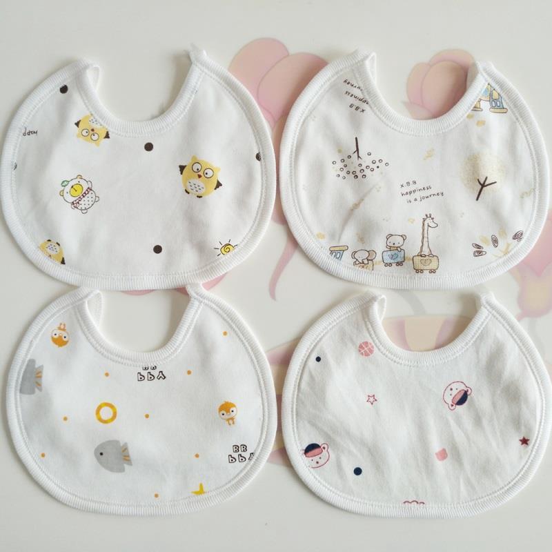 Baby saliva napkin spring and summer pure cotton bib newborn child saliva pocket anti-vomiting baby small bib lace thin section
