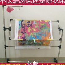 Household wooden new large cross pass large 2019 folding tool embroidery stand adjustable embroidery stand shelf