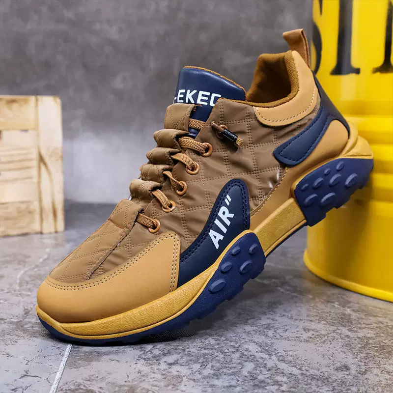 Старые пекинские cloth shoes мужские нескользящие дышащие сетчатые обувь на плоской подошве легкая повседневная обувь мужской хлопчатобумажной ткани обувь для всех сезонов