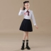 Trang phục biểu diễn hợp xướng thiếu nhi ngày quốc khánh, cuộc thi ngâm thơ của học sinh tiểu học và trung học trang phục biểu diễn ca khúc màu đỏ dành cho bé trai và bé gái 