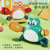 Crab Toddler Child Early Education Storytelling Machine Parent-child Interactive Toy Baby Grinding Tooth Gum Encyclopedia Electric Toy