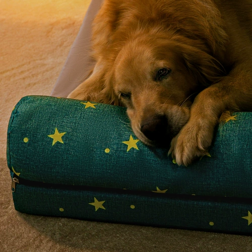 Домашние собаки супер большой диван, полный индийской звездной кровати, золотой мао ​​-края мапо сатсума собака спящая подушка