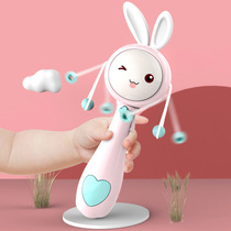 Rattle baby toy can chew newborn three-month-old baby 2 wave drum 3 male 0 to 1 year old female 6 rattle 4 four