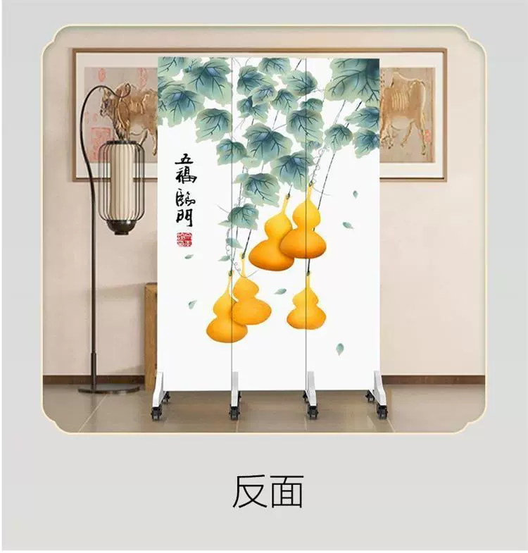 Vách ngăn kiểu Trung Quốc mới phòng khách và phòng ngủ chặn hoa sen trong căn hộ nhỏ của hộ gia đình phòng tắm nhà vệ sinh lối vào sảnh vào vách che bàn thờ
