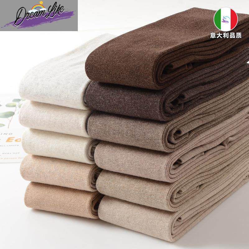 Cotton pantyhose female autumn and winter thin suede spring autumn thickened knit plus velvet beat bottom socks milk coffee color oat white silk stockings-Taobao