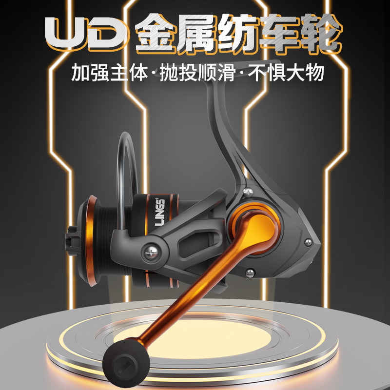 Спиннинг Billings цельнометаллический deep line cup для специальной морской рыбалки на дальние расстояния, рыбалка на скалах, морская удочка, дорожная рыболовная катушка с дополнительным колесом, рыболовная катушка