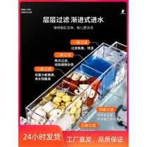 Fish tank upper filter filtration system complete set of turtle tank filter box filter upper filter wall hanging trickle box top water purifier