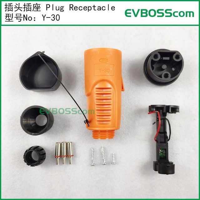 Y-30 Plug and Socket Yeda/24V36V220V Cleaning Truck Sweeper Electric Vehicle Charging Head