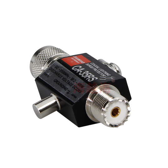 Coaxial Lightning Arrester for Antenna Systems Ca-23Rp/Rs Instrument Uhf Repeater Base Station Weak Current Outdoor Fiberglass Antenna Lightning Protector for Engineering Use m Male-M Female Sl16