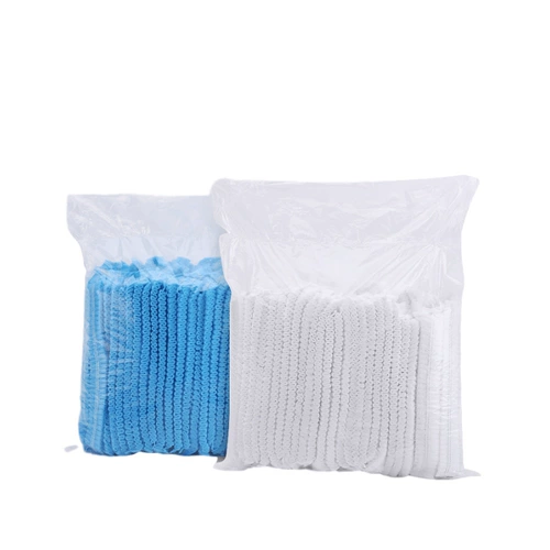 Одноразовая рабочая белая сетка для волос, шапка из нетканого материала, черная шапочка для душа