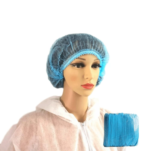 Одноразовая рабочая белая сетка для волос, шапка из нетканого материала, черная шапочка для душа