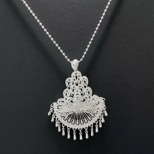 Этнический ретро чокер, ожерелье с кисточками, китайская шпилька, аксессуары, этнический стиль, павлин, для выступлений