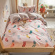 All cotton pink lace one meter two bed sheets school student D university dormitory three-piece set pure cotton women