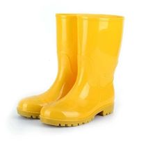 Steel toe and steel sole rain boots anti-smash rain boots anti-puncture water boots high and low tube water shoes wear-resistant anti-slip thickened labor protection rain boots