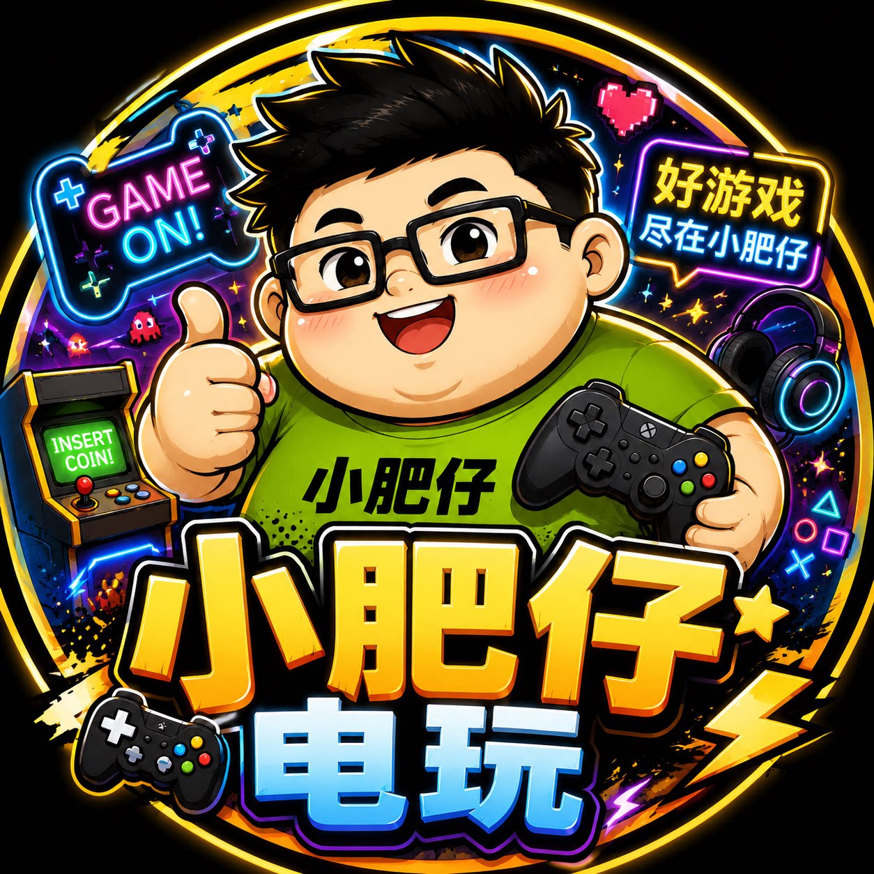 小肥仔电玩企业店的LOGO