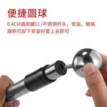 3 flagpole outdoor 2m advertising kindergarten handheld pole telescopic meter stainless steel 6 retractable 4m retractable flag flagpole