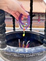 Mount Putuo|Amethyst Bracelet Beeswax Bracelet Multiple Circles