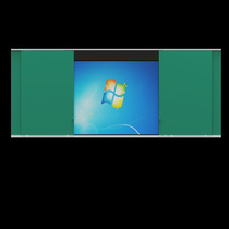 Culture and education borderless multimedia sliding blackboard green board and whiteboard for teaching a powerful manufacturer