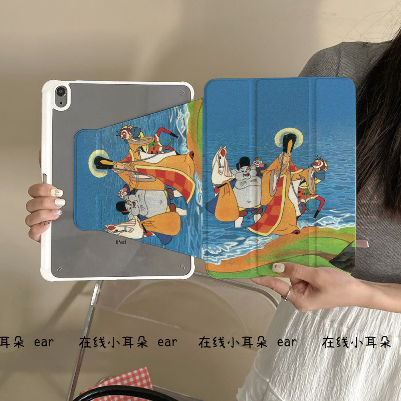 National Trend Seaside Journey Suitable for iPad Protective Case 360 ° Rotating Tri-Fold 2025 11Th Generation Air7 Pen Slot Pro11 Anti-Drop 10Th Generation 10.9 Inch 789Th Generation 10.2inch Mini6Pc Hard Case National Trend Seaside Journey Suitable for iPad Protective Case 360 ° Rotating Tri-Fold 2025 11Th Generation Air7 Pen Slot Pro11 Anti-Drop 10Th Generation 10.9 Inch 789Th Generation 10.2inch Mini6Pc Hard Case