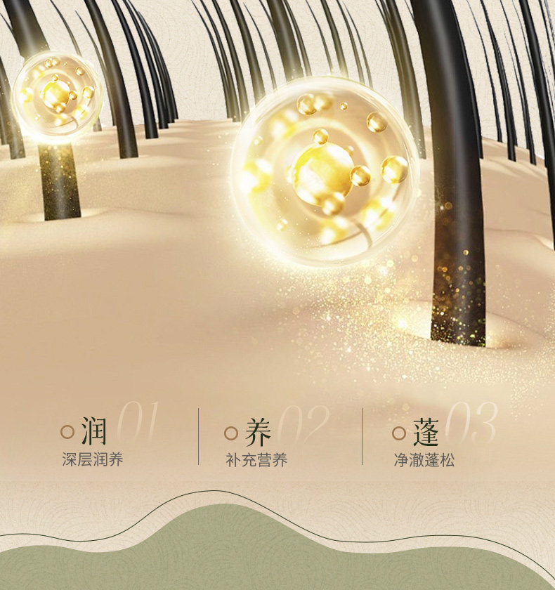 【中國直郵】 固然堂 控油蓬鬆洗髮精 除蟎止癢告別細軟塌雪松白茶香味 300g