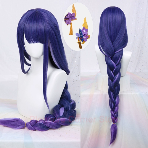 Game Anime Gen - это ваш удар Raid En Shogun Cogun Cosplay Wig Pre St Yili