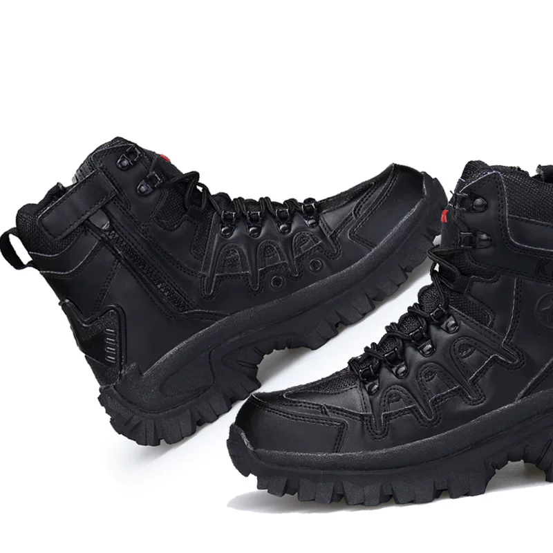 [Winter/Autumn Men High Quality Brand Military Leather Boots] зимние/осенние мужские кожаные армейские ботинки высокого качества