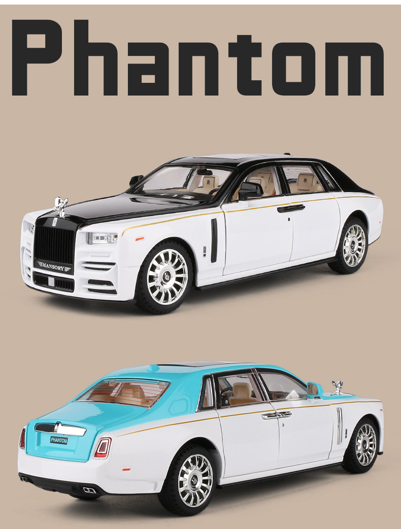 Игрушка 1:22 rolls royce phantom alloy car model diecast & toy vehic 400