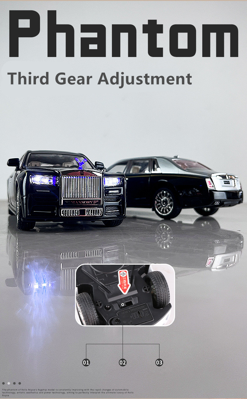 Игрушка 1:22 rolls royce phantom alloy car model diecast & toy vehic 400