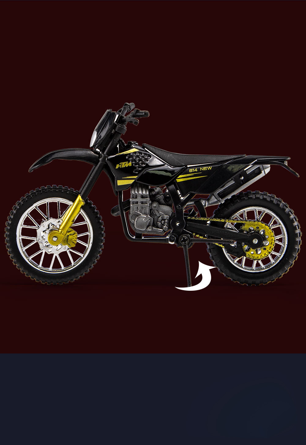 Игрушка 8比例ktm450sx-f合金滑板车运动自行车小雕像diecas 400