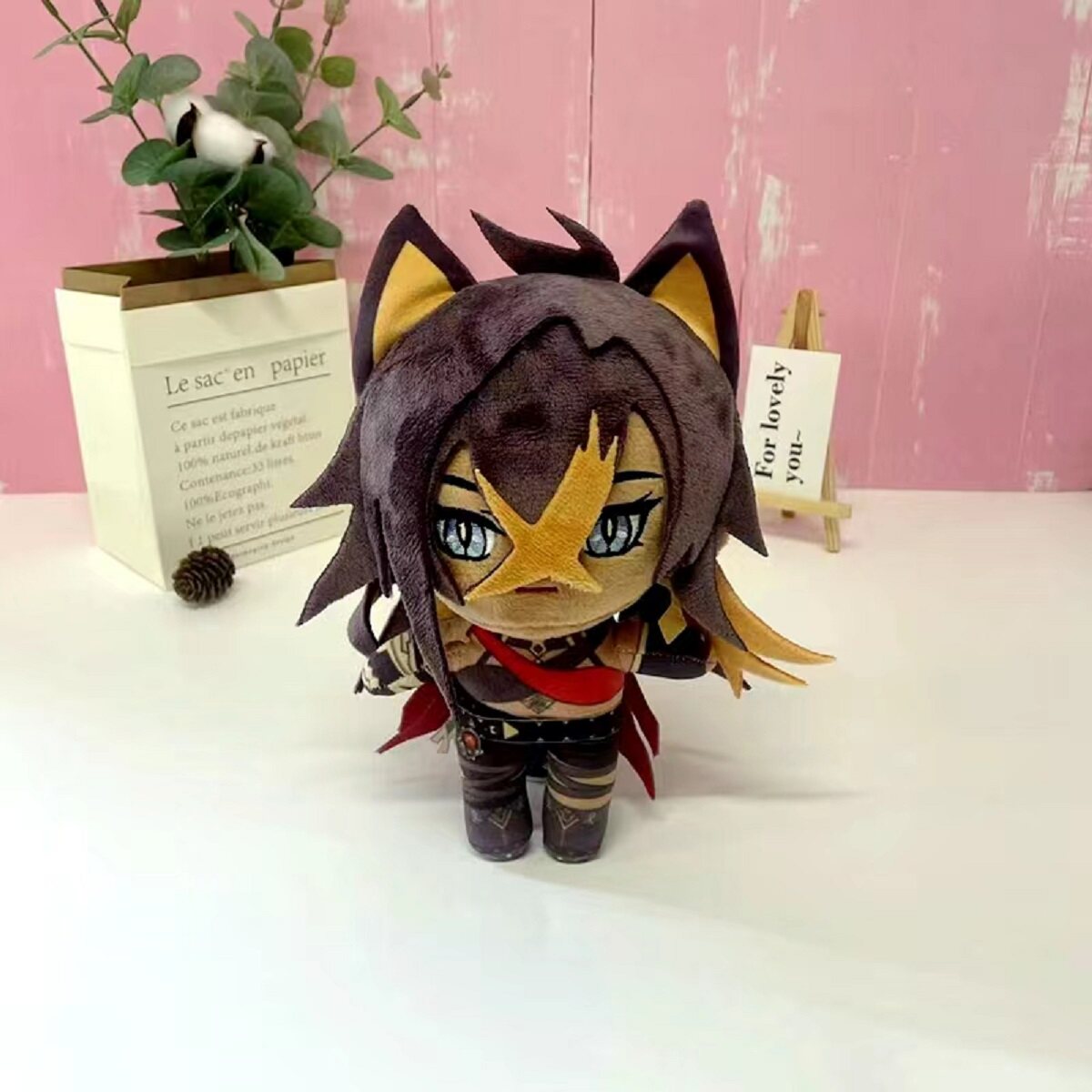 Игрушка genshin impact plush toys kaveh venti kazuha albedo tighnari 21st scooter