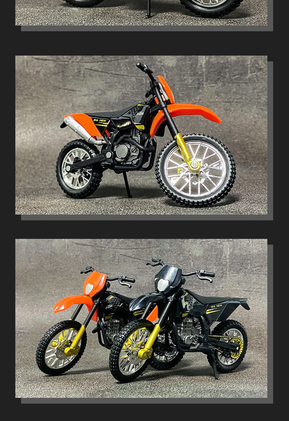 Игрушка 8比例ktm450sx-f合金滑板车运动自行车小雕像diecas 400