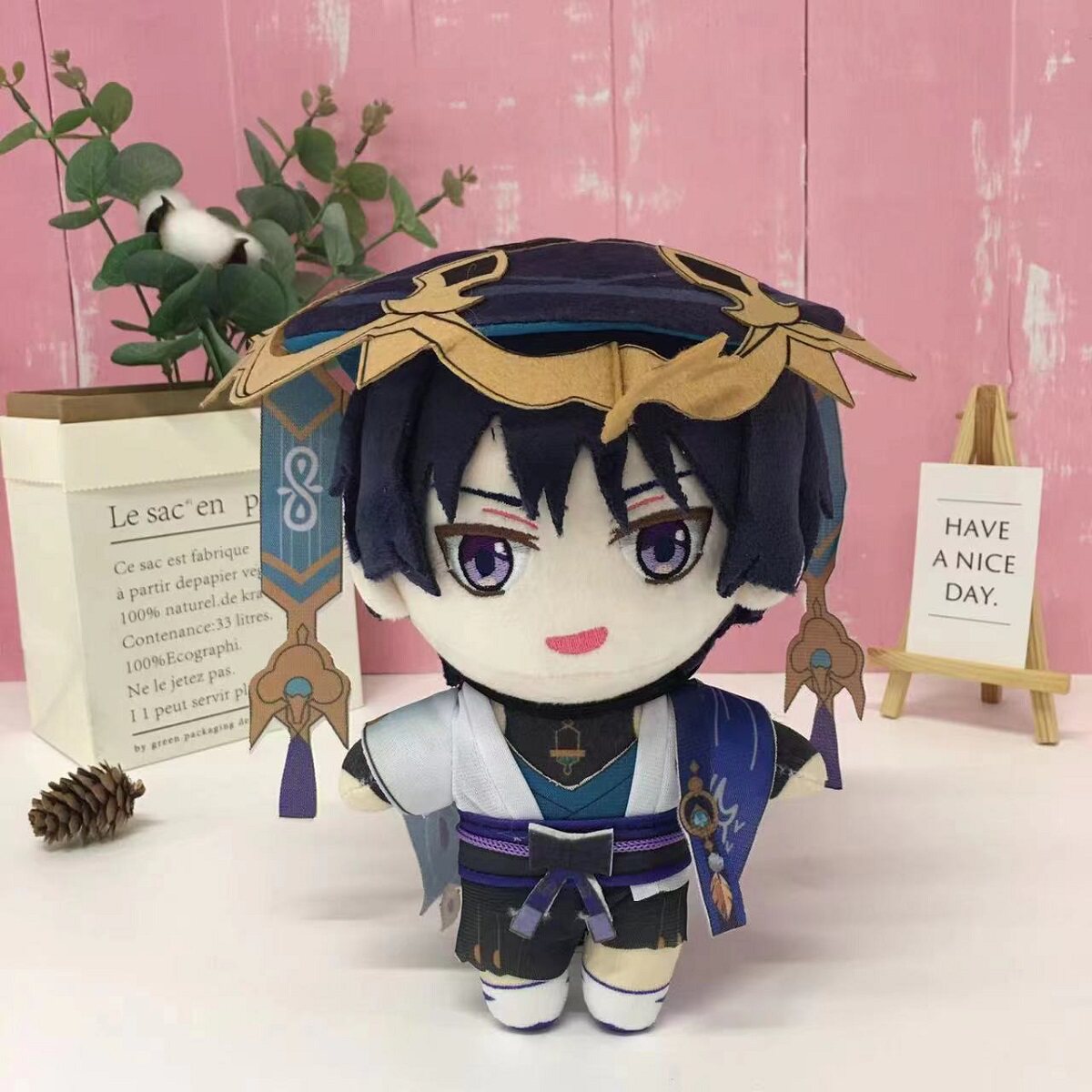 Игрушка genshin impact plush toys kaveh venti kazuha albedo tighnari 21st scooter