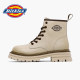 Dickies boots ຂອງແມ່ຍິງໃນພາກຮຽນ spring ແລະດູໃບໄມ້ລົ່ນ Martin ເກີບ sole ຫນາເພື່ອເພີ່ມຄວາມສູງແລະ slimming ແບບມີກິ່ນຫອມຂະຫນາດນ້ອຍ ເກີບສັ້ນ ເກີບກາງແຈ້ງ ເກີບບາດເຈັບແລະສໍາລັບແມ່ຍິງ