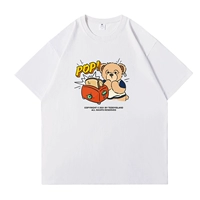 Белая небольшая сумка, с медвежатами