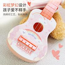 俏娃尤克里儿童小吉他玩幼儿乐音乐器女孩宝359宝具小孩礼物里迷
