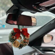 Christmas decoration garland 10cm mini Christmas pendant car hanging home decoration pendant Christmas car decoration