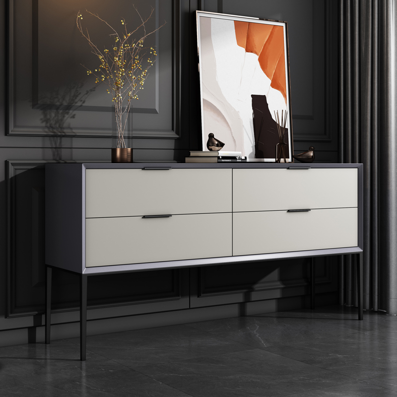 Xuan Guan Cabinet Modern Minima Into The House Light Extravagant Side Cabinet Leaning Against Wall Into The Door Bedroom Bucket Cabinet Willy-style Minimalist Dining Cabinet