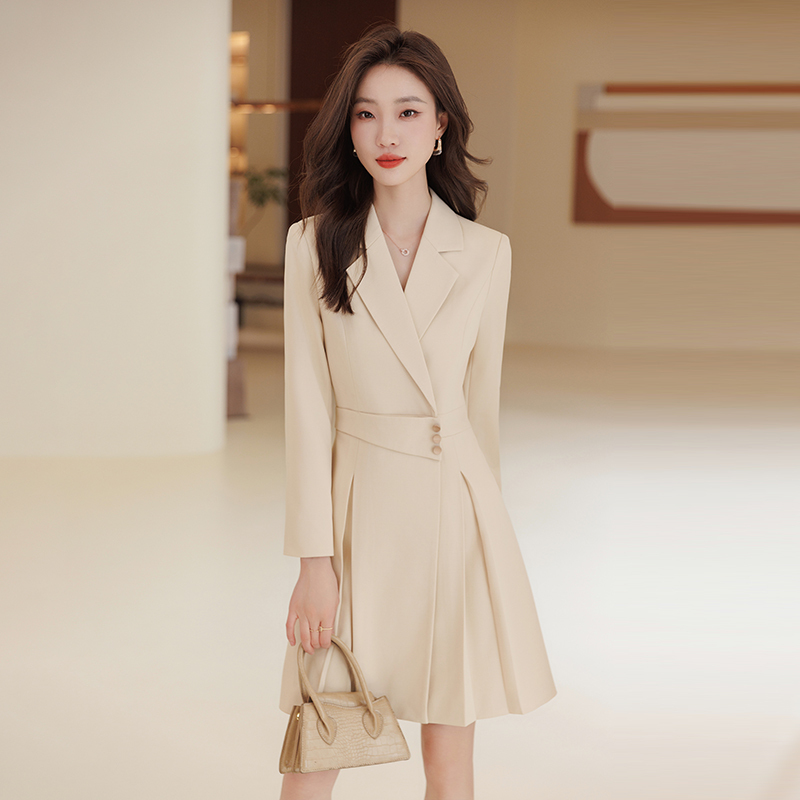 Professional Suit Dress for Women, New Spring and Autumn Style, Formal Occasion Suit Dress, High-End Hostess, Sophisticated Work Dress Professional Suit Dress for Women, New Spring and Autumn Style, Formal Occasion Suit Dress, High-End Hostess, Sophisticated Work Dress