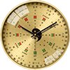 Chinese-Style Living Room Bagua Compass Clock Feng Shui Vintage Light Luxury Radio-Controlled Clock Meridian Flow Health-Preserving Silent Wall Clock