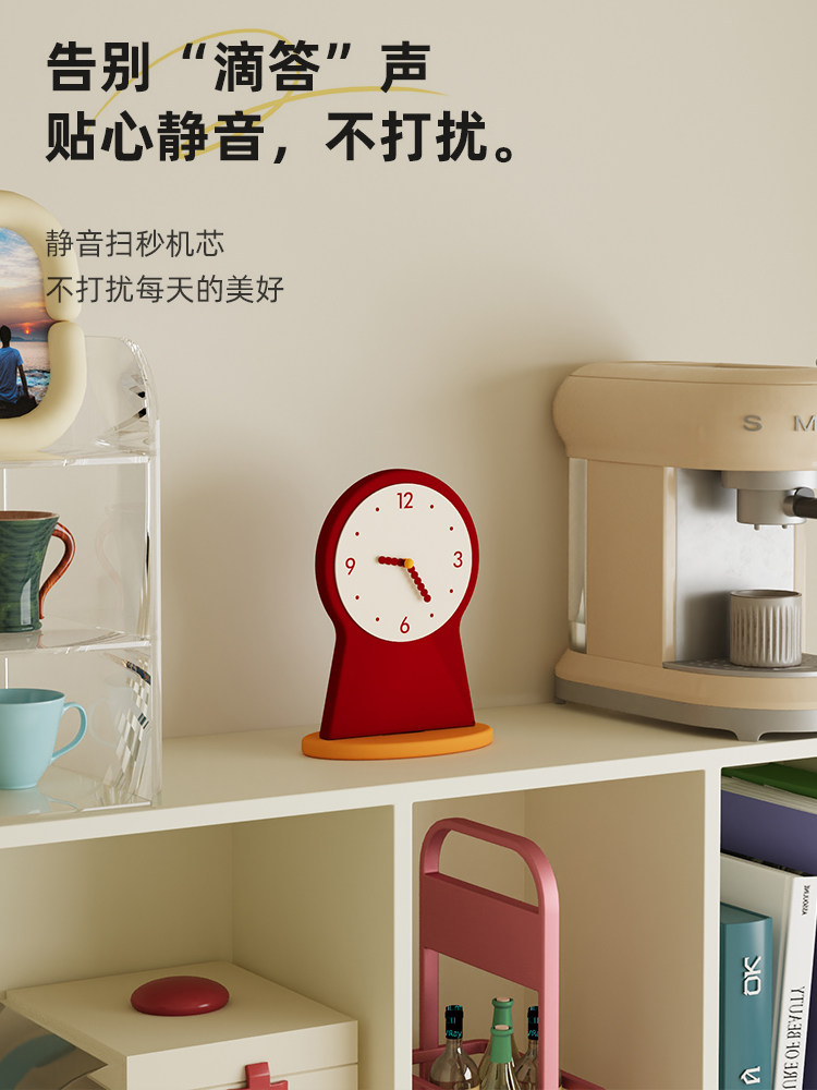High-Quality Desktop Clock Ornament, Creative Tabletop Clock, Living Room Table Clock, Small Clock, Desktop Clock, Bedside Clock