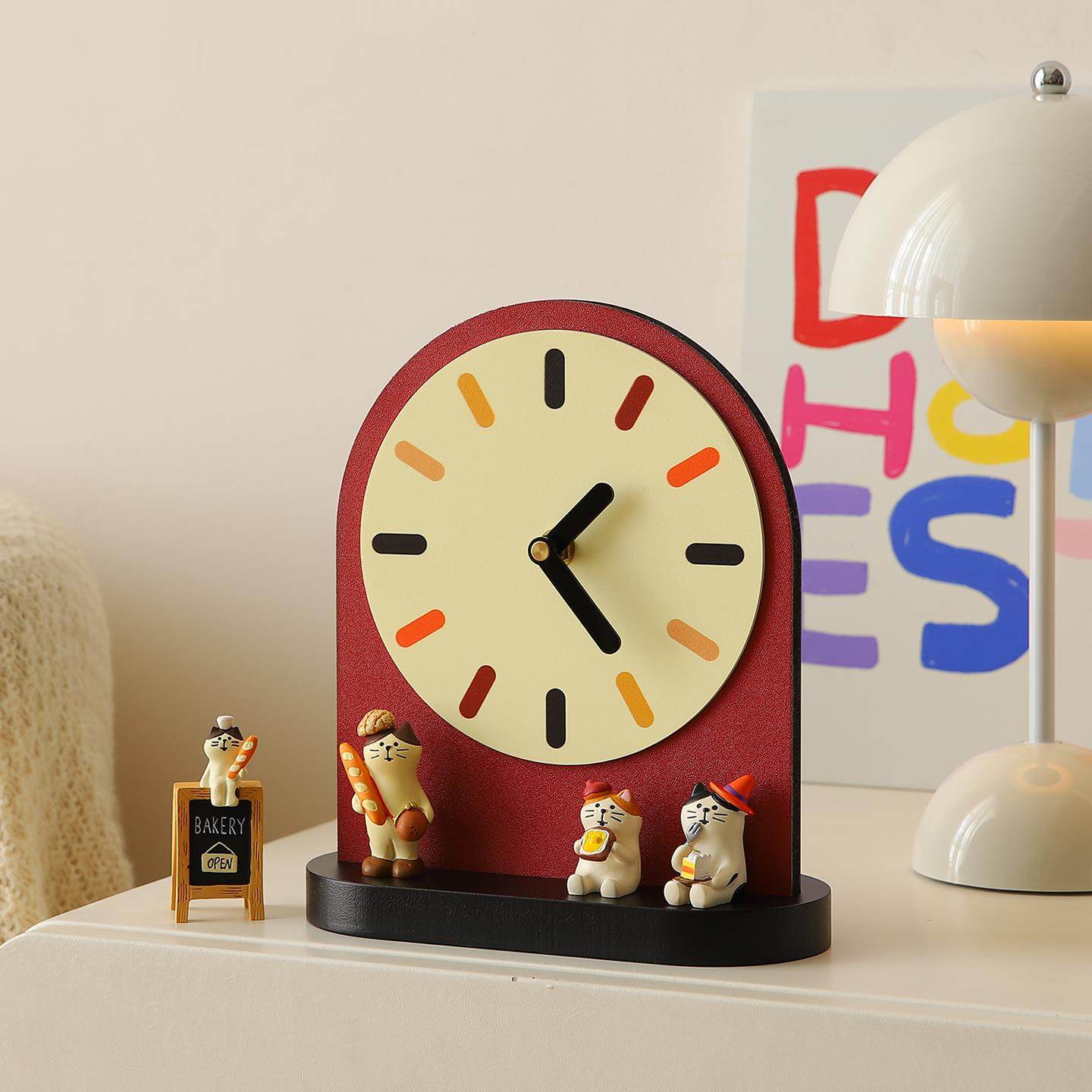 Creative Desktop Clock, Tabletop Electronic Clock, Display Alarm Clock, High-Value Desk Clock, Bedside Digital Clock Ornament