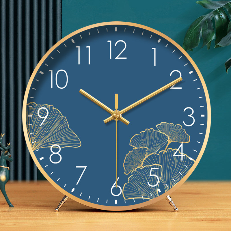 Table Clock, Desktop Clock, Ornament for Living Room, Home Use, Large Modern Table Clock, Simple Pendulum Clock, Timepiece
