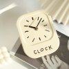 Cream Desktop Living Room Home Clock Modern Creative Tabletop ins Student Bedside Table Clock Ornament