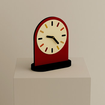 Modern Minimalist Internet-Famous Desktop Creative Ultra-Quiet Clock Table Clock Room Decoration 2023 Designer New Model