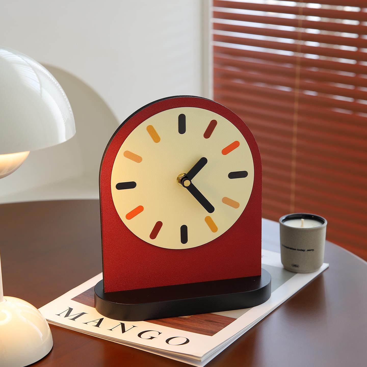 Creative Desktop Clock, Tabletop Electronic Clock, Display Alarm Clock, High-Value Desk Clock, Bedside Digital Clock Ornament