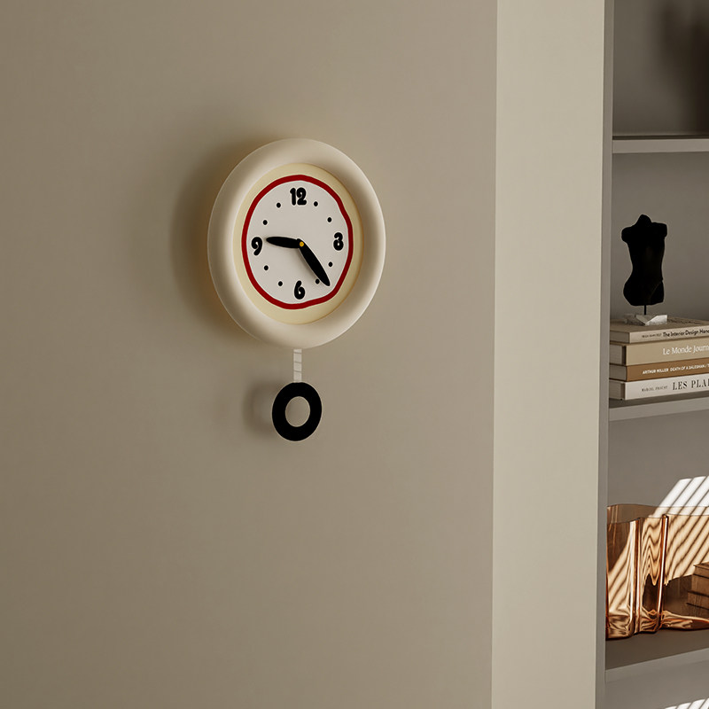 Wall Clock with High Aesthetic Design, Clock for Hanging on the Wall, Suitable for Living Room and Dining Table, 2023 New Model, Trendy, Fashionable, Unique and Creative